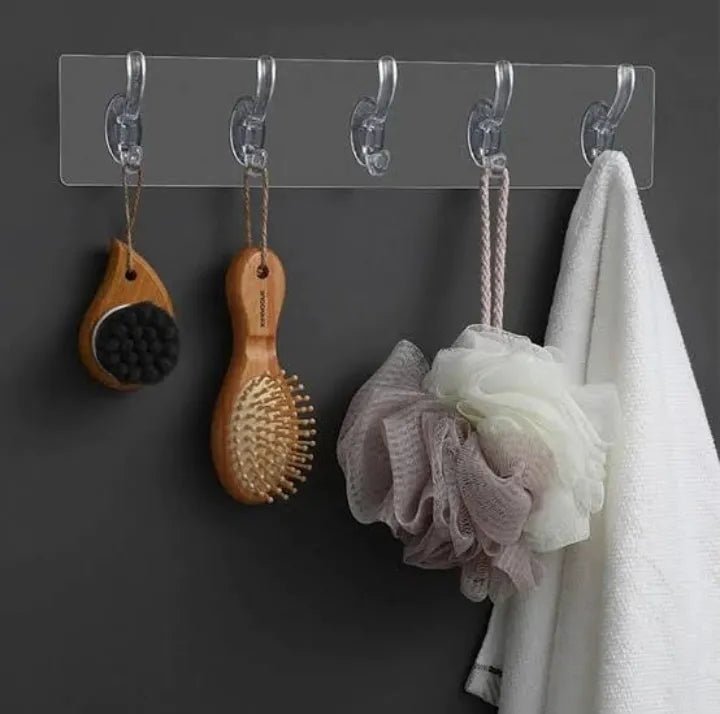6-Row Transparent Hooks