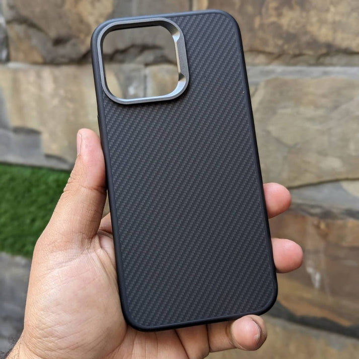 13 pro max Carbon Texture Protective Phone Case