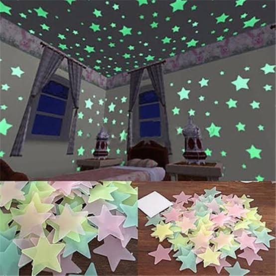 Glowing Star Wall Stickers