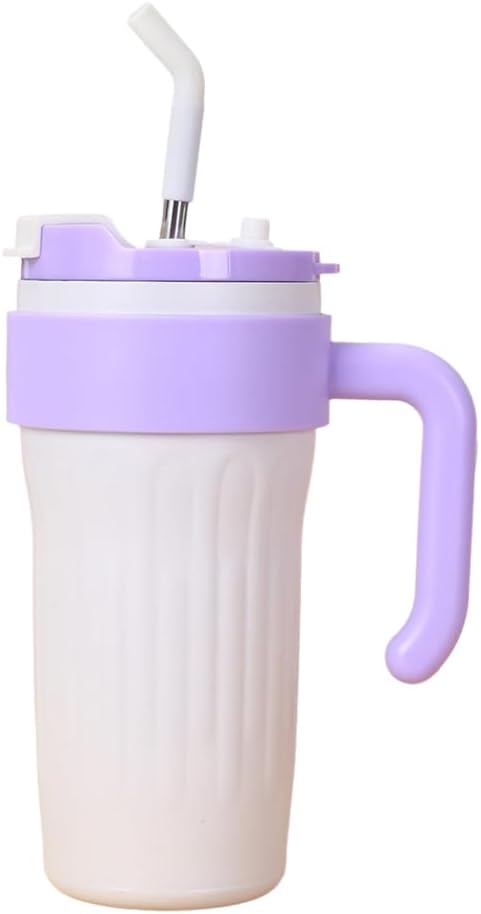 Handle Tumbler With Straw
