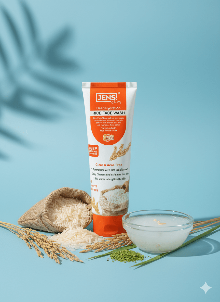 JENS - Deep Hydration Rice Face Wash