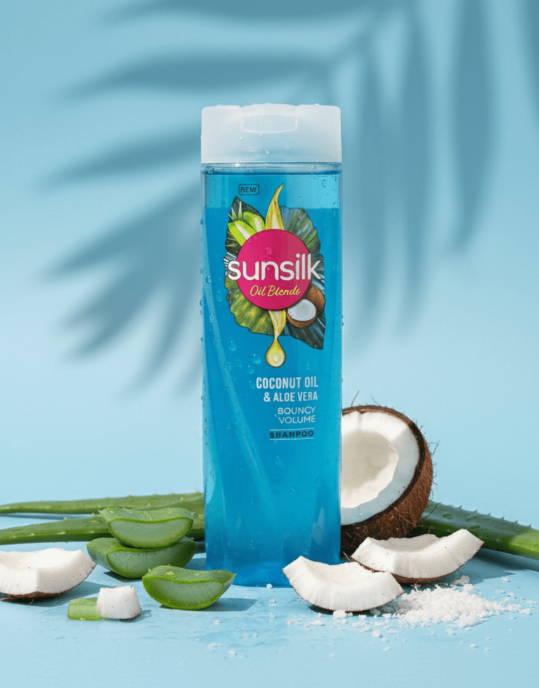Sunsilk - Coconut Oil & Aloe Vera Bouncy Volume Shampoo